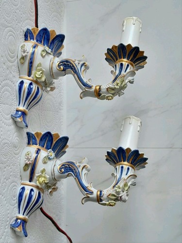 Capodimonte wall sconce single - wall,