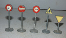 Dinky toys road signs original - road,