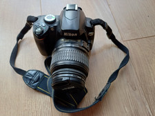 Nikon D60 camera bundle, Nikkor 18-55mm lens, Sigma 70-300mm lens, charger & bag