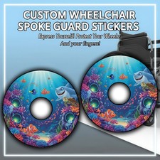 Wheelchair Spoke Guard Sticker