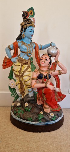 Radha krishna resin figurine - krishna,