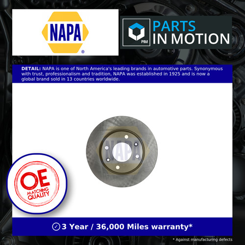 Brake discs pair vented - 2x,