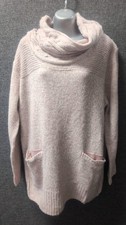 Damart Cowl Neck Tunic Sweater