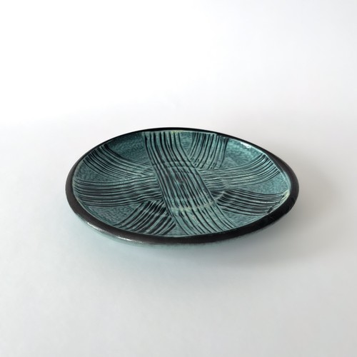 Accolay blue enamelled ceramic - enamelled,