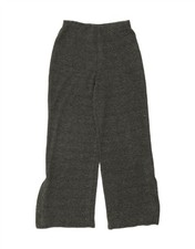 ZARA Womens Knit Tracksuit Trousers UK 14 Medium  Green Flecked DR65