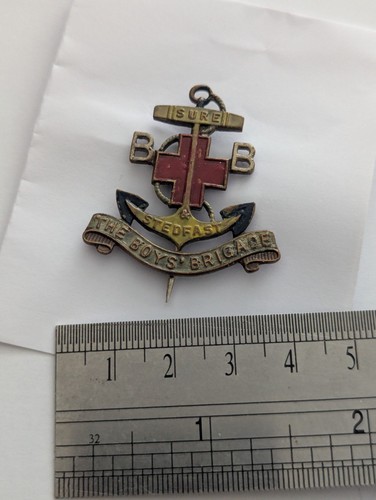 Boys brigade vintage - pin, badge