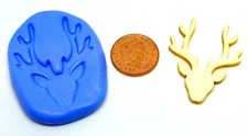 Stags Head Reusable Silicone Mould Food Safe Sugar Craft Cake tumdee