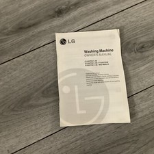 Washing Machine Instruction Manual LG F1222 F1422 F1022