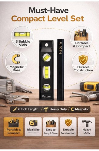 Mini spirit level - spirit, 3