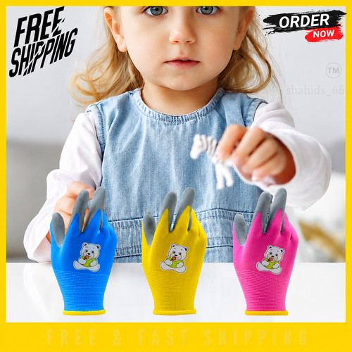 Garden work gloves children - work,