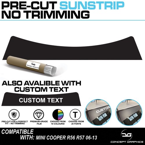 Pre cut sunstrip - pre,