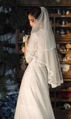 Dear white fingertip - white, wedding