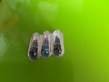 Avon Lipstick Samples  mixed Cyclamen & 2 Red Sense  Rare Discontinued  shades