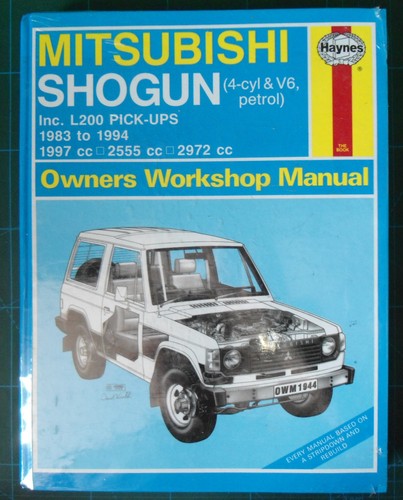 Haynes manual mitsubishi - manual,