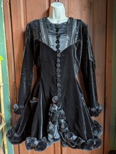 Renzo Couture Velvet Dress - Size M Vintage