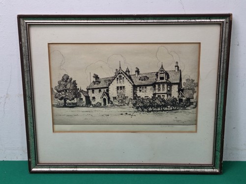Framed larchfield school - larchfield,