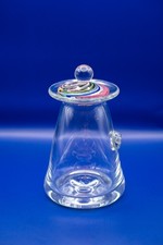 Hand-blown bell-shaped glass
