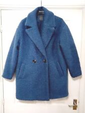 Primark Blue Teddy Coat Size 10/12