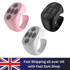 Fingertip Wireless Bluetooth Remote Control,Scrolling Remote Control Page Turner