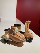 Vespa with basket sidecar