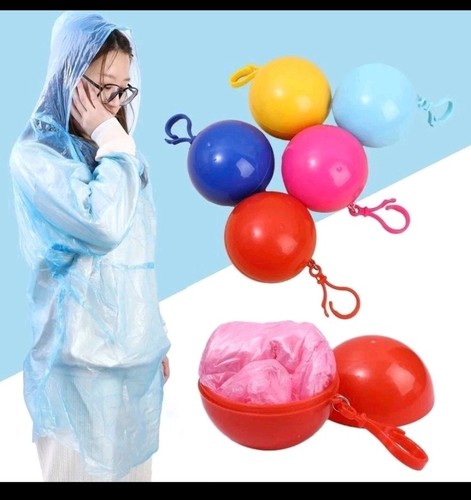 Pcs rain poncho plastic - 6,