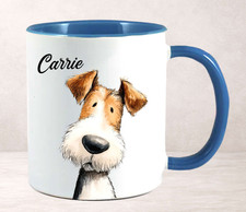 Personalised mug fox terrier - mug,