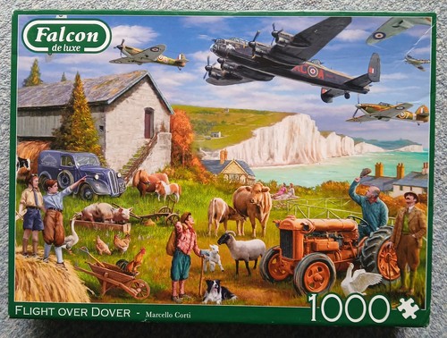 Flight over dover 1000 piece - flight,