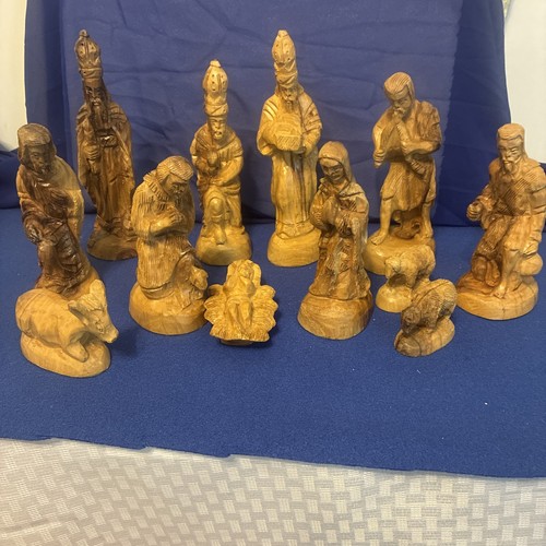 Vintage hand carved wooden - hand-carved,