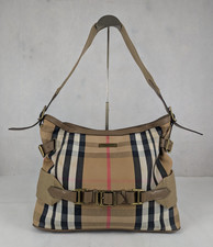 Burberry Prorsum Authentic Check House Tote Bag Beige Made in China.