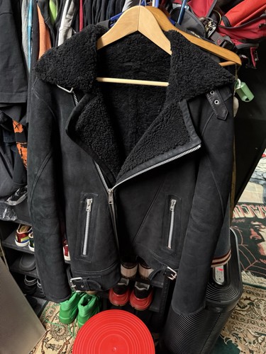 All saints shearling jacket - shearling,