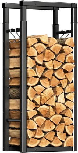 Adjustable metal firewood log - adjustable,