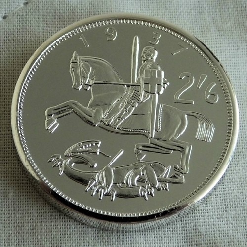 Edward viii 1937 silver coated - edward,