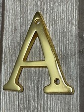 Brass 3" letters, A-Z 3"