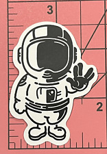 Spaceman Waiving Hi B + W Art