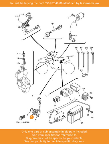 Yamaha neutral switch assy - yamaha,