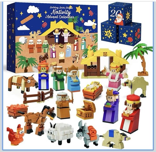Advent calendar nativity - advent,