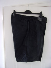 Mens M & S Black Elasticated