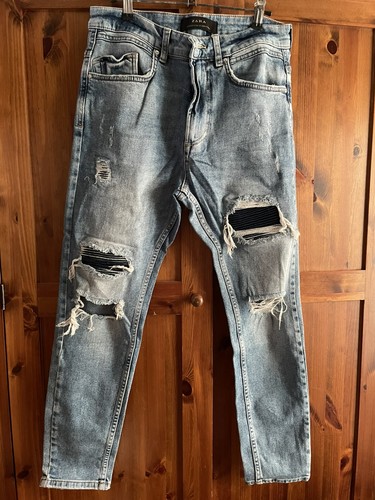 Zara men distressed blue - distressed,