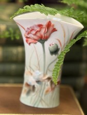 Franz Porcelain Vase Dream Poppy Enchanted Garden FZ00716