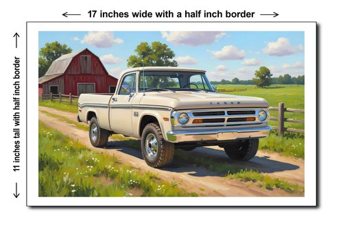 1970 dodge pickup truck - truck,