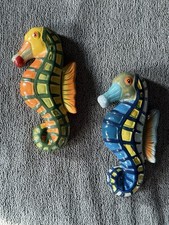 Hand Painted Seahorse Wall