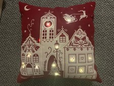 Light Up Christmas Pillow Zip