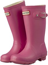 Hunter Original Kids Wellington / Wellie Boots, Pink / Fuchsia, BNIB