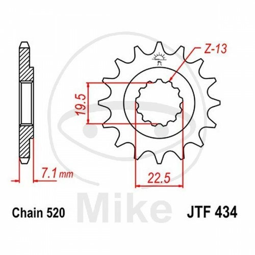 Sprocket z16 520 726 - z16,