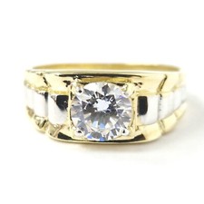 9ct gold mens - 9ct, ring