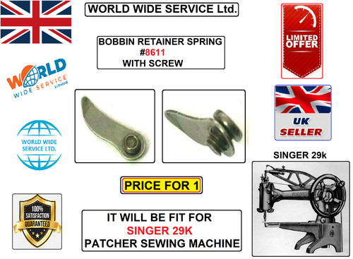 Singer 29k bobbin retainer - bobbin,