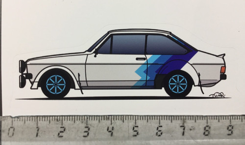 Sticker decal ford escort - sticker, decal,