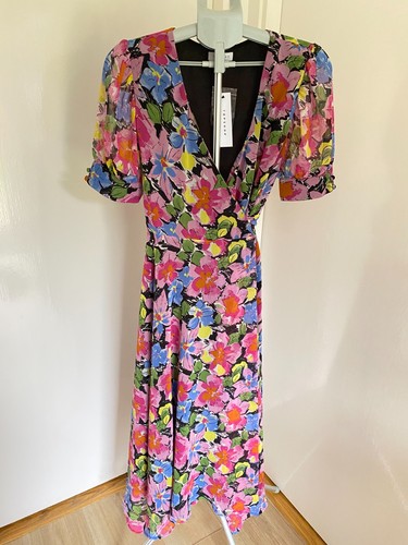 Topshop floral midi - floral, wrap
