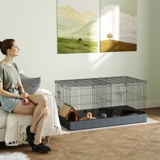 Guinea Pig Cage, 2 in 1 Rabbit