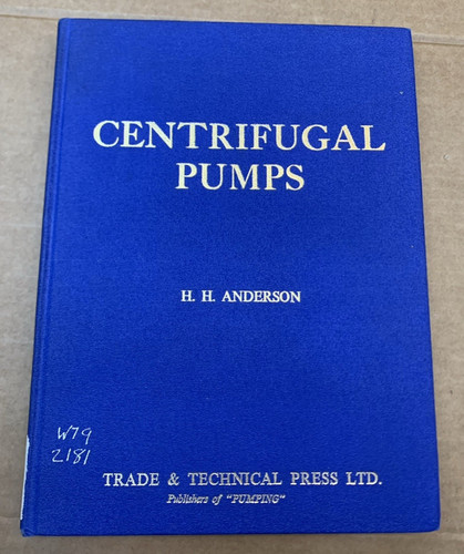 Centrifugal pumps h - ,